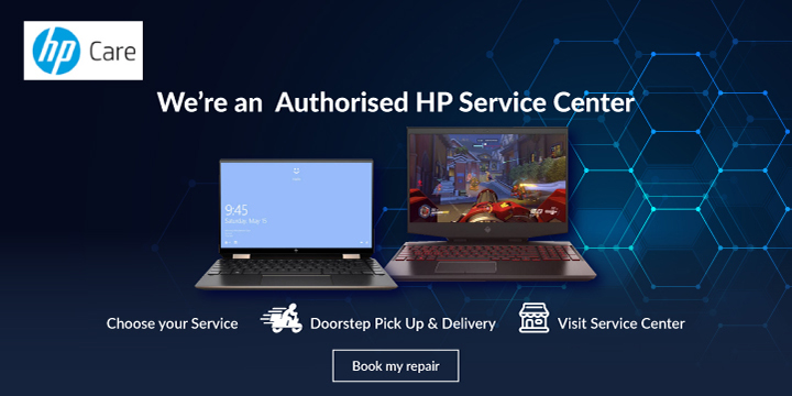 HP Laptop Repair at HP Authorised Service Center