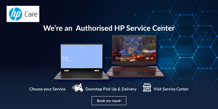 HP Laptop Repair at HP Authorised Service Center