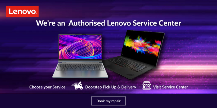 Lenovo Laptop Repair at Lenovo Authorised Service Center