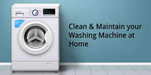 Clean & Maintain your washing machine at home