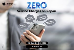 Cracked screen, dead battery, or any other iPhone issue – repair with Zero Service Charges