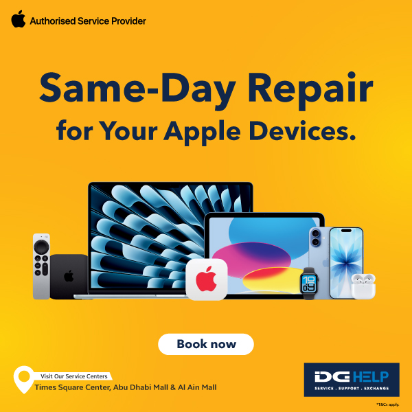 Same Day Apple Repair — DG Help Authorized Service Provider UAE